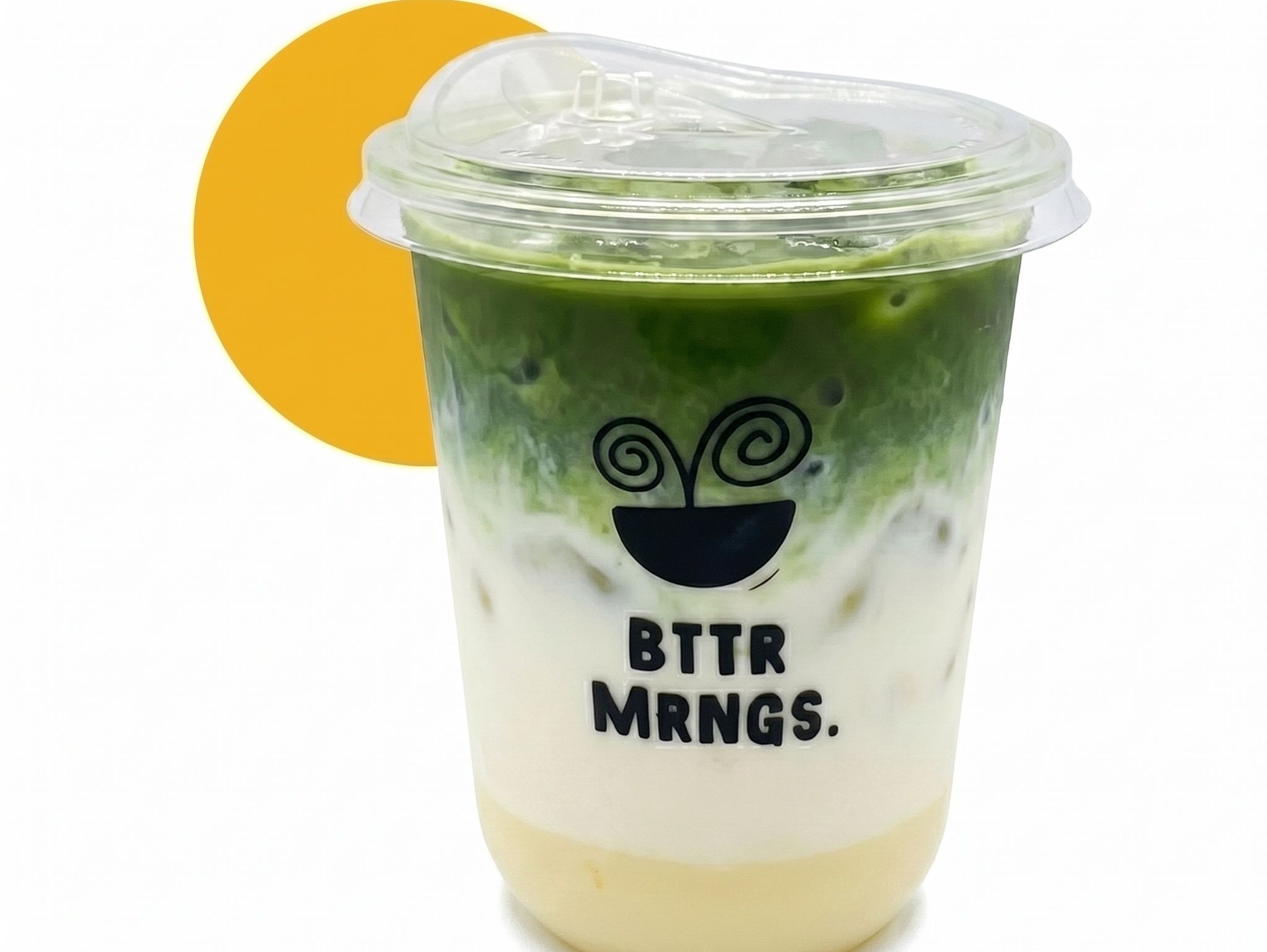 Iced Spanish Matcha Latte