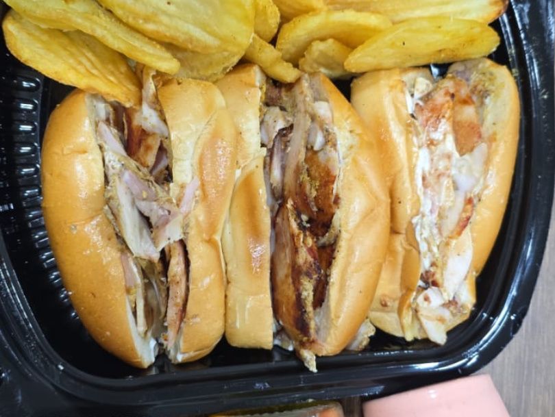 Chicken Shawarma Petit Pain Bread