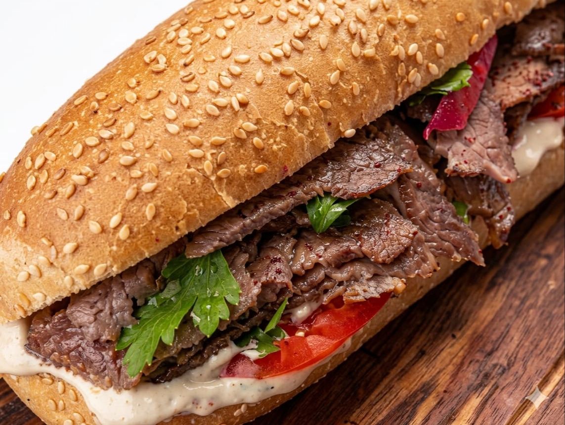 French Meat Shawarma Sandwich