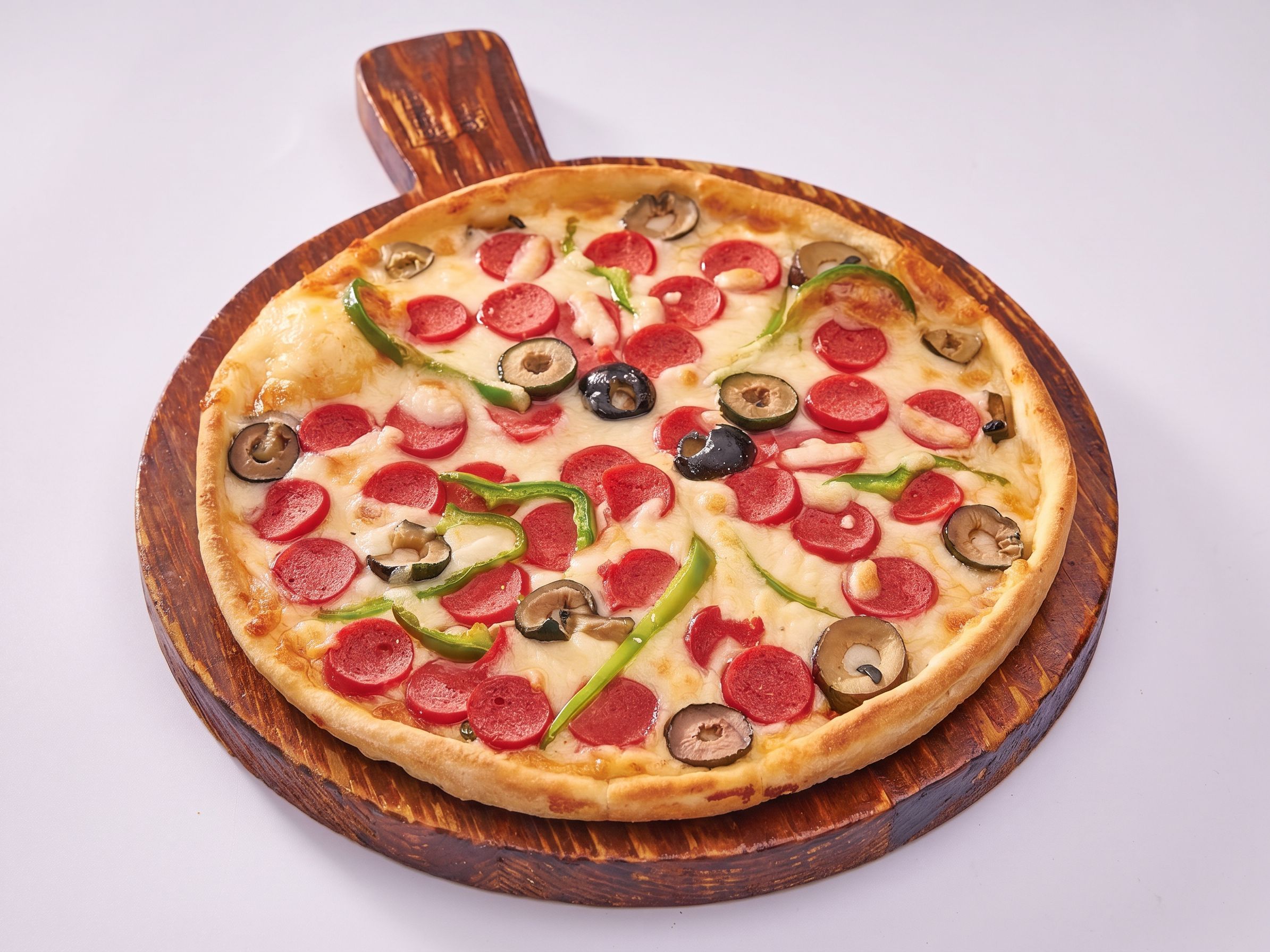 Large Hot dog pizza