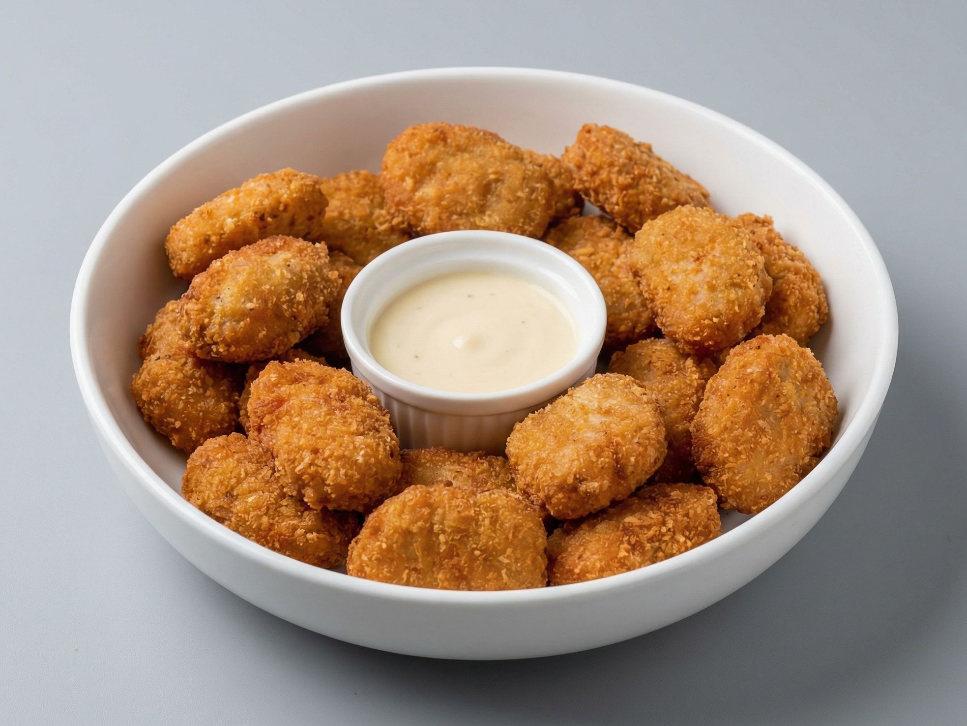 Chicken nuggets with potatoes