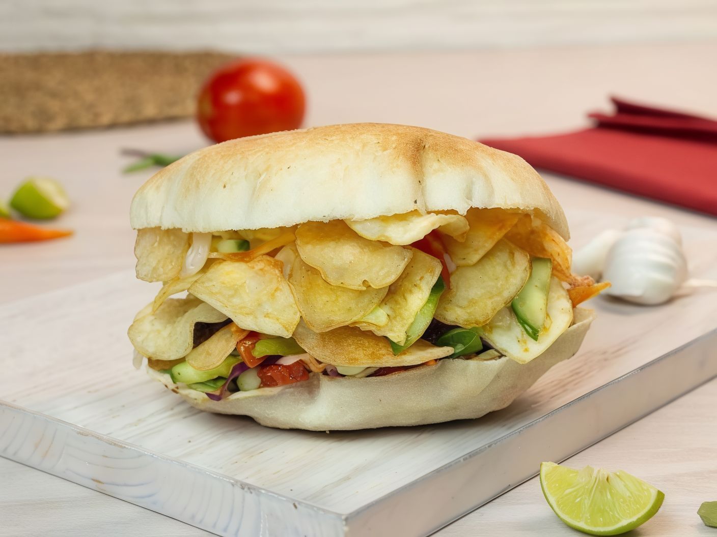 Chipsy potatoes sandwich