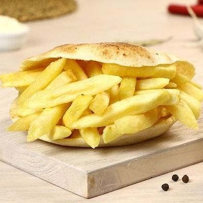 Turkey Potato Sandwich With Ketchup And Mayonnaise