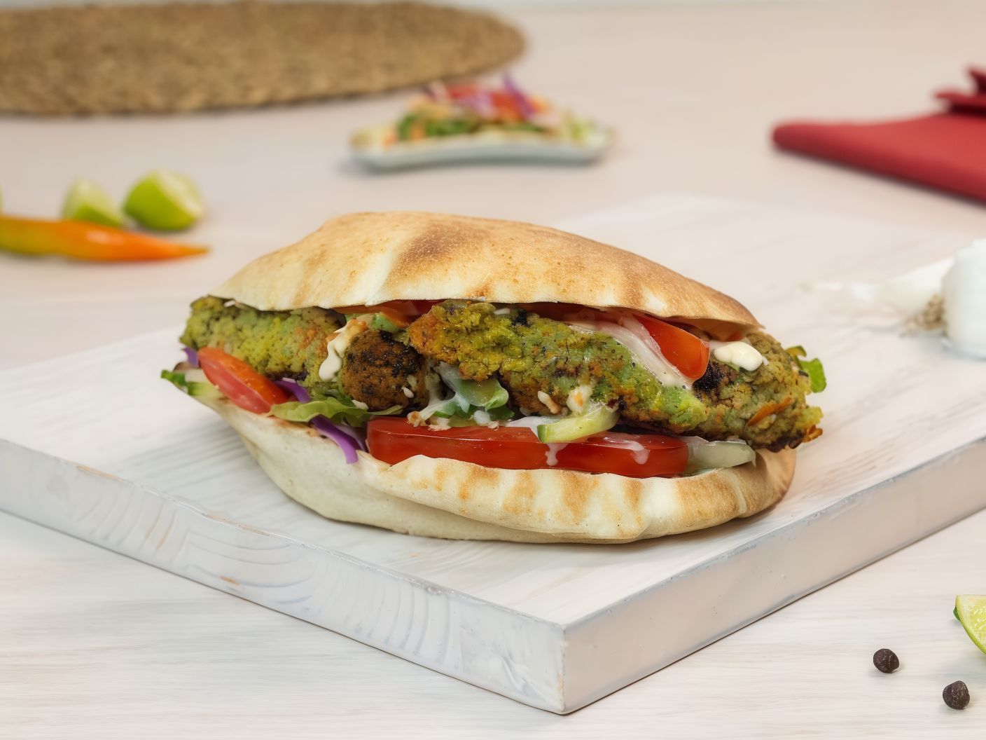 Special Falafel sandwich