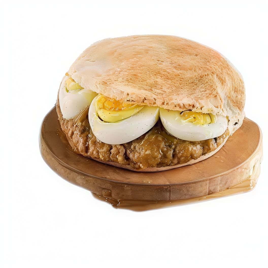 Taamia With Eggs Sandwich