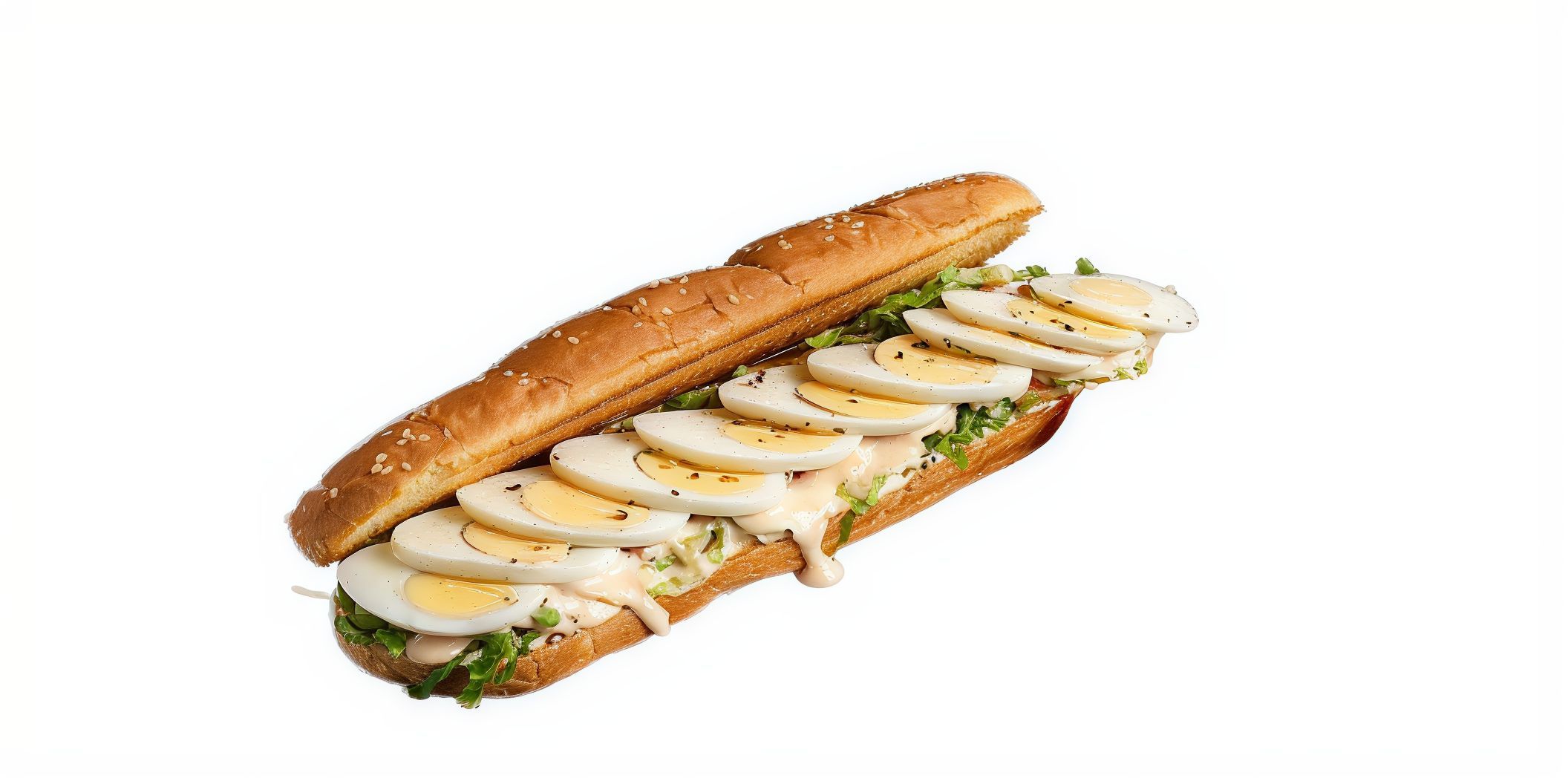 Boiled Eggs Sandwich