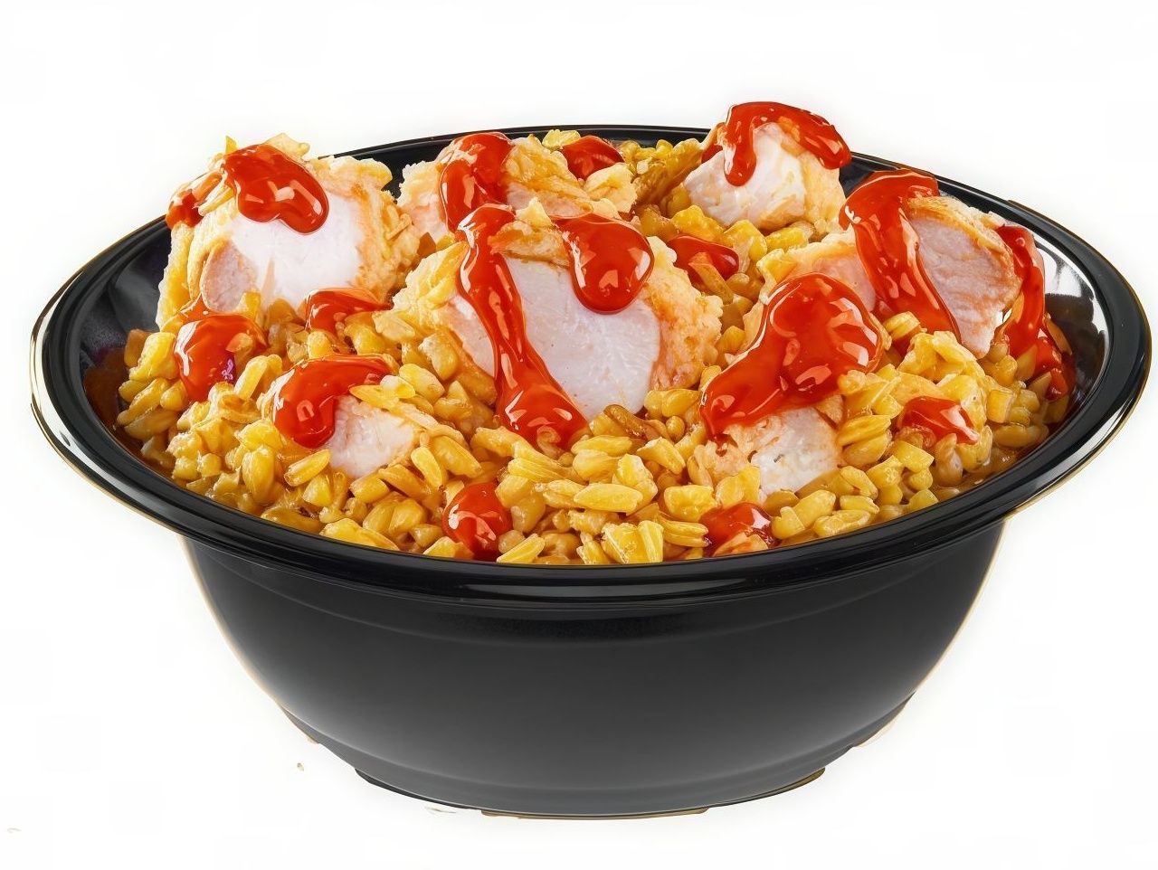Normal Rizo with BBQ sauce