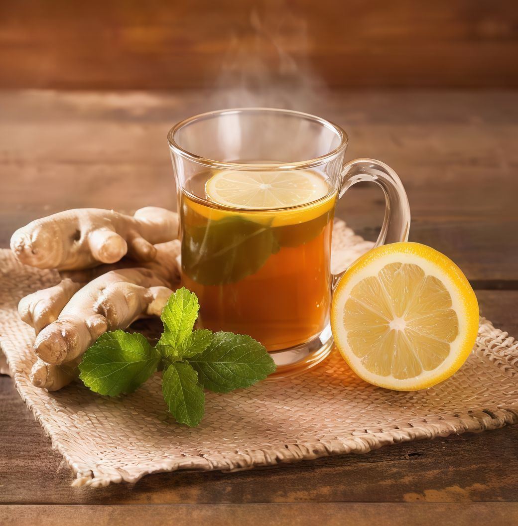Ginger lemon tea
