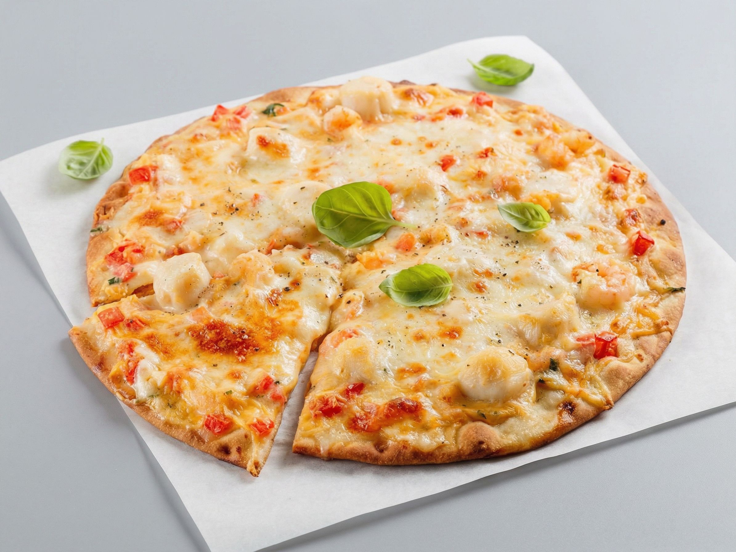 fruits de mer pizza
