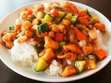 Kung Pao Chicken over Rice