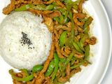 Green Pepper Beef Rice Bowl