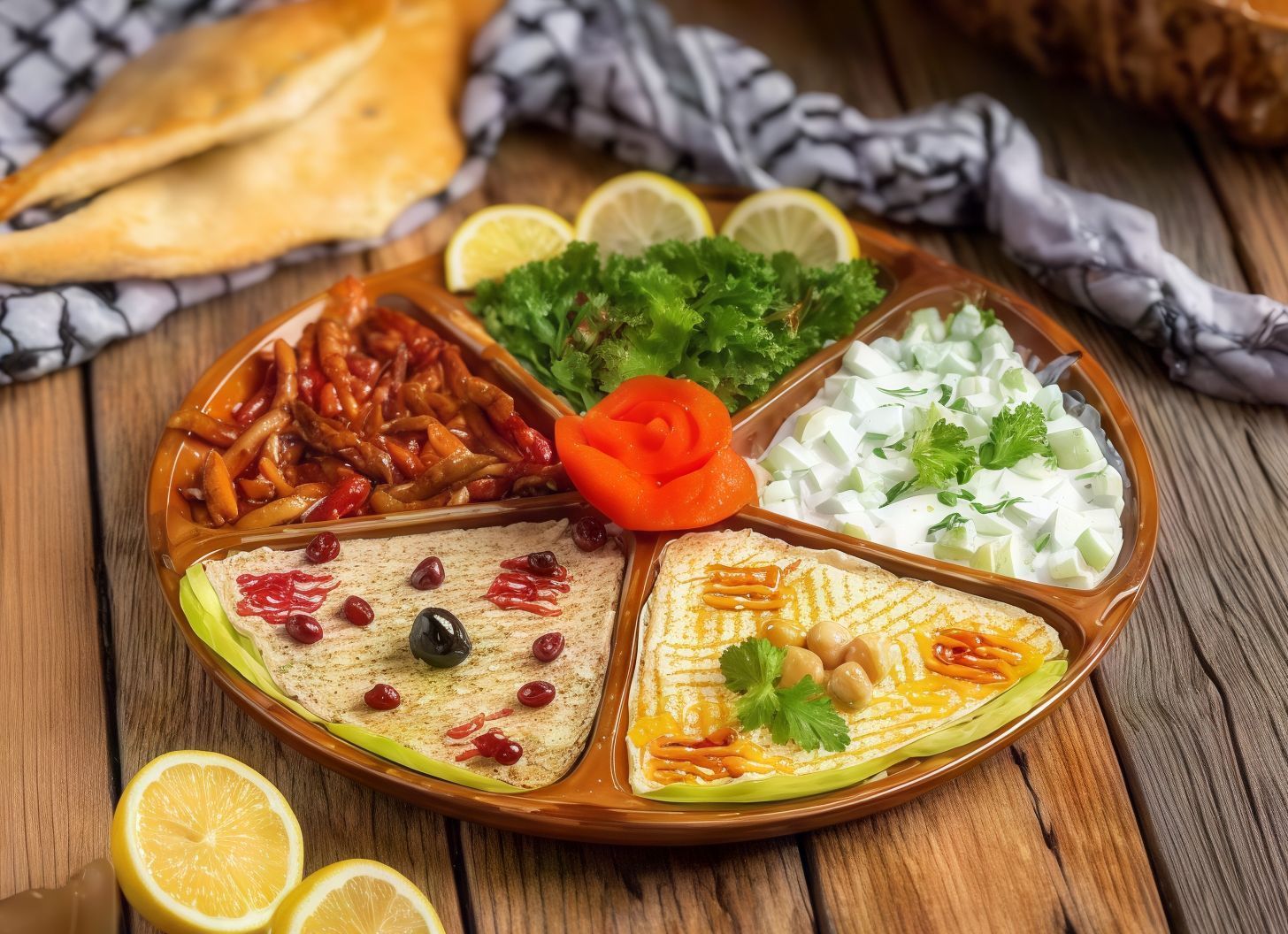 Mixed appetizer platter
