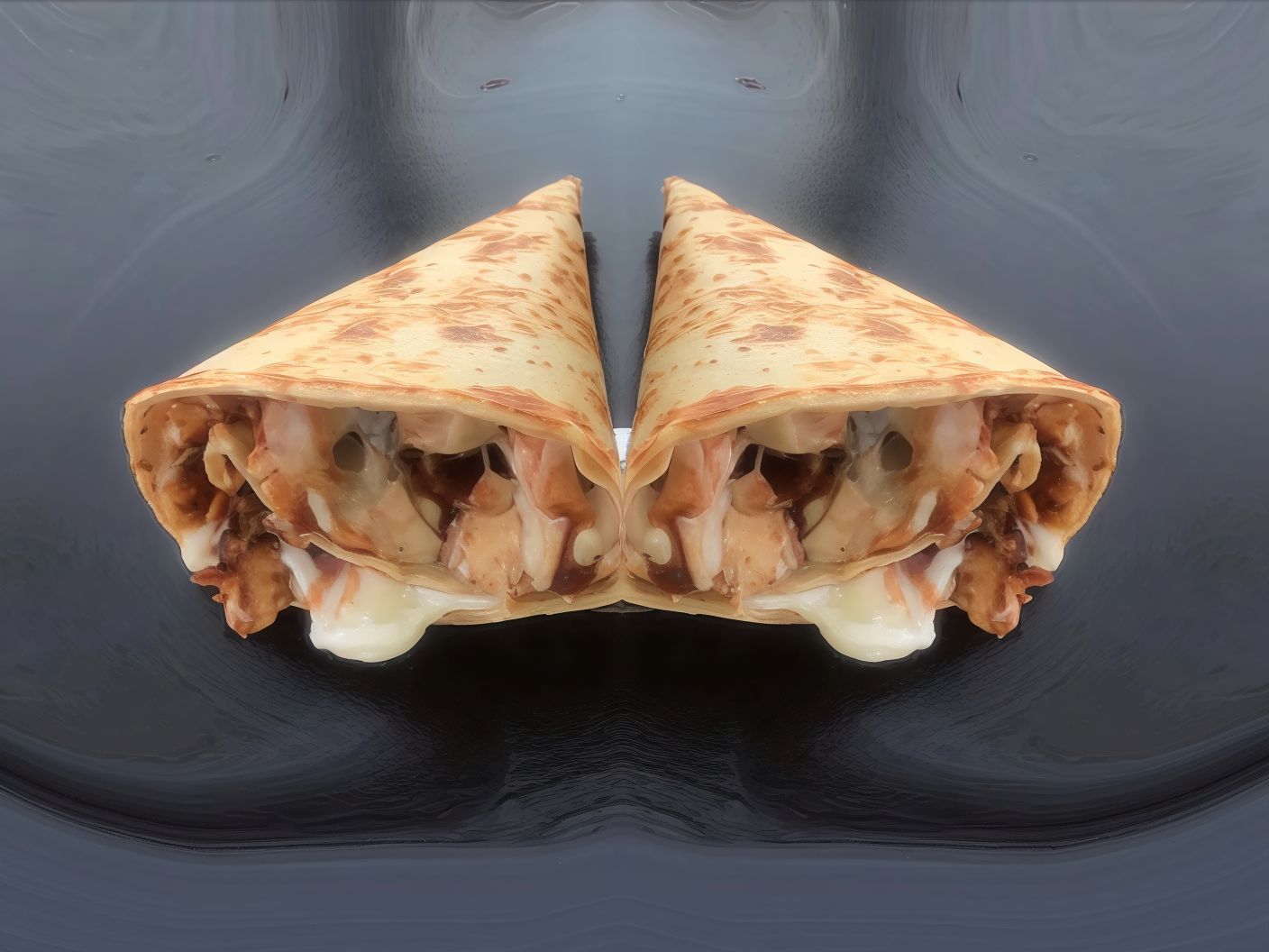 2 Large Super Crispy Crepes With 2 Drink