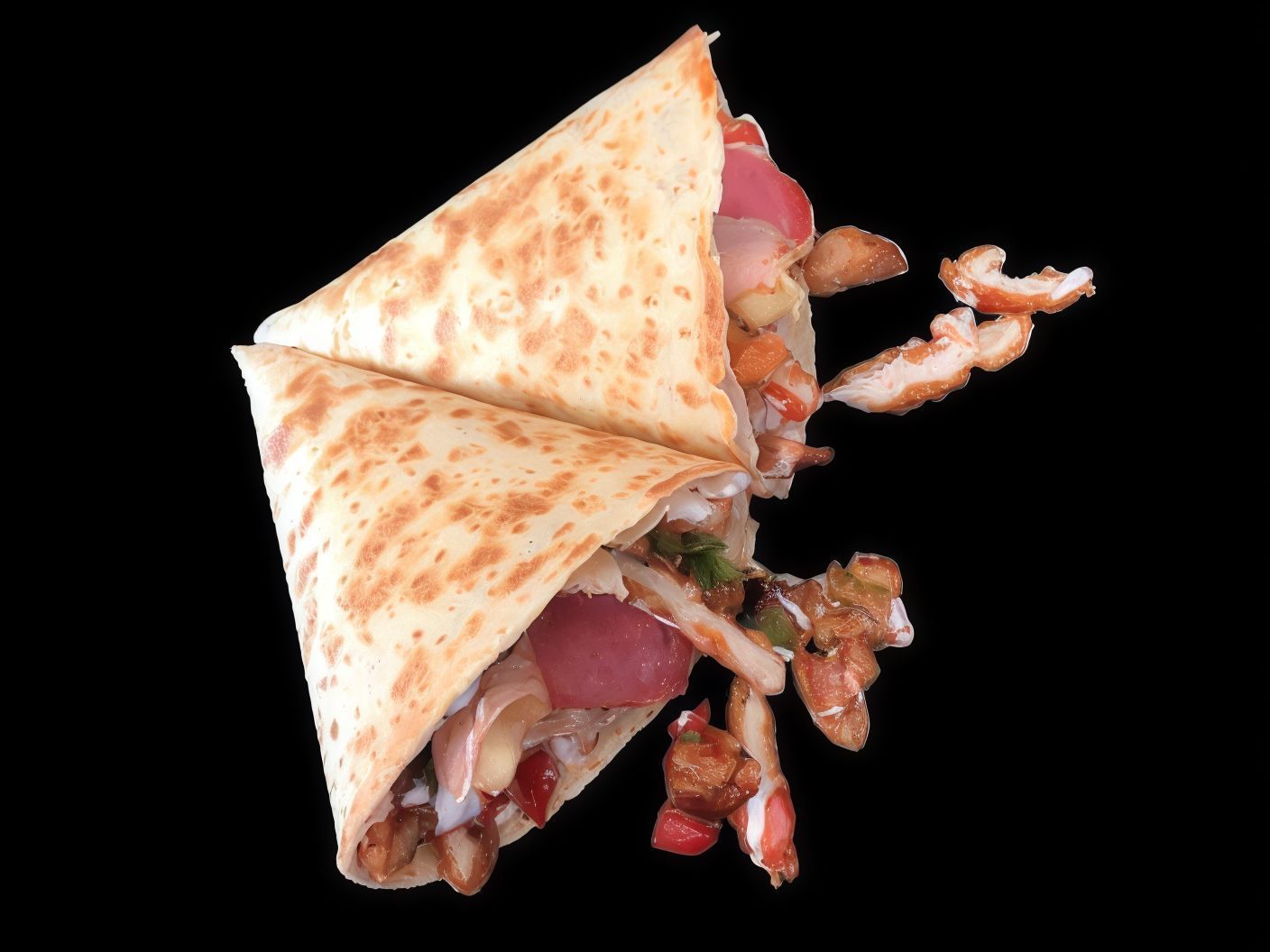 Buy Large Cocktail Chicken Crepe And Get Pepsi For Free