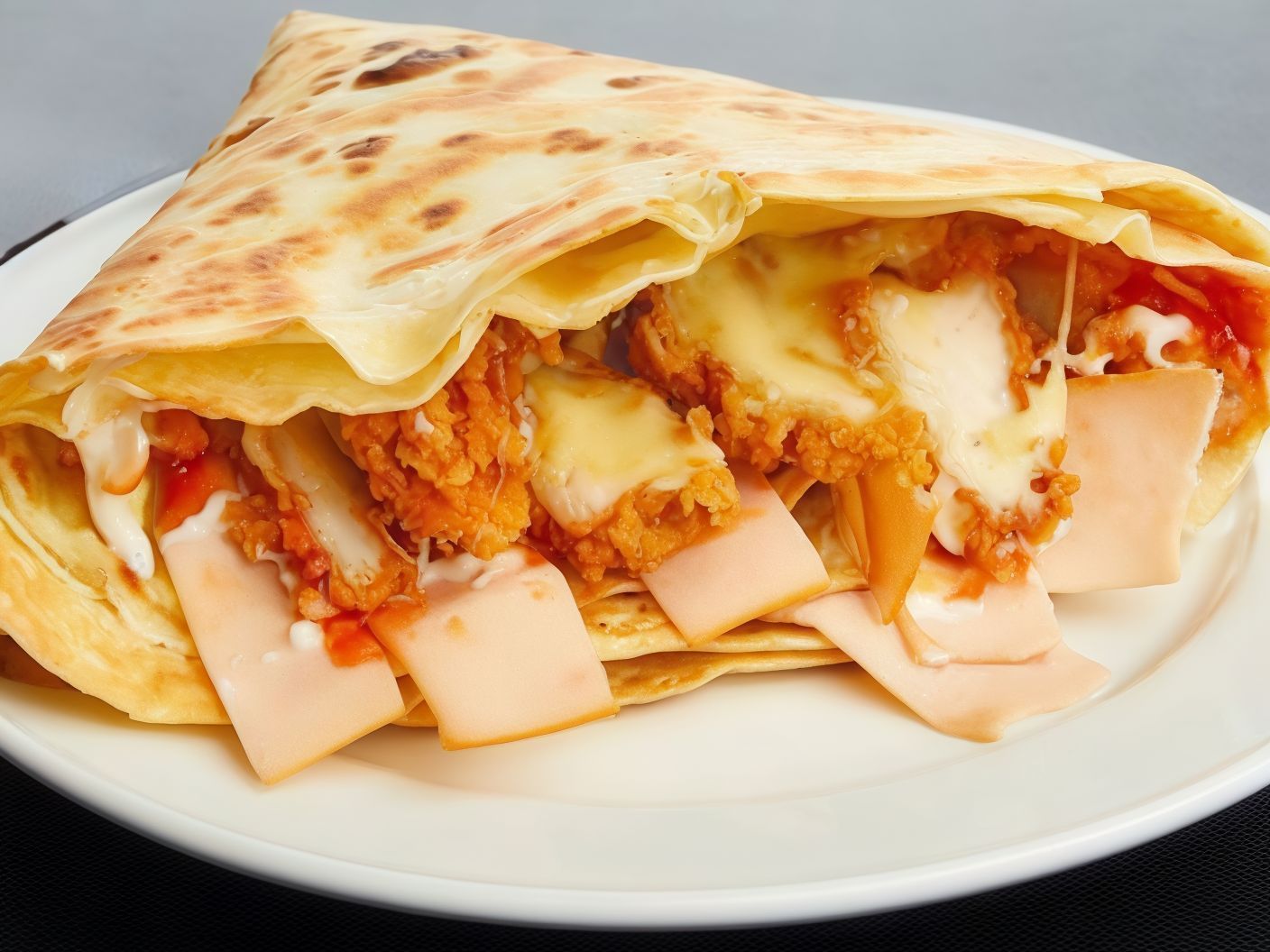 Buy Large Corden Bleu Crepe And Get Pepsi Can For Free