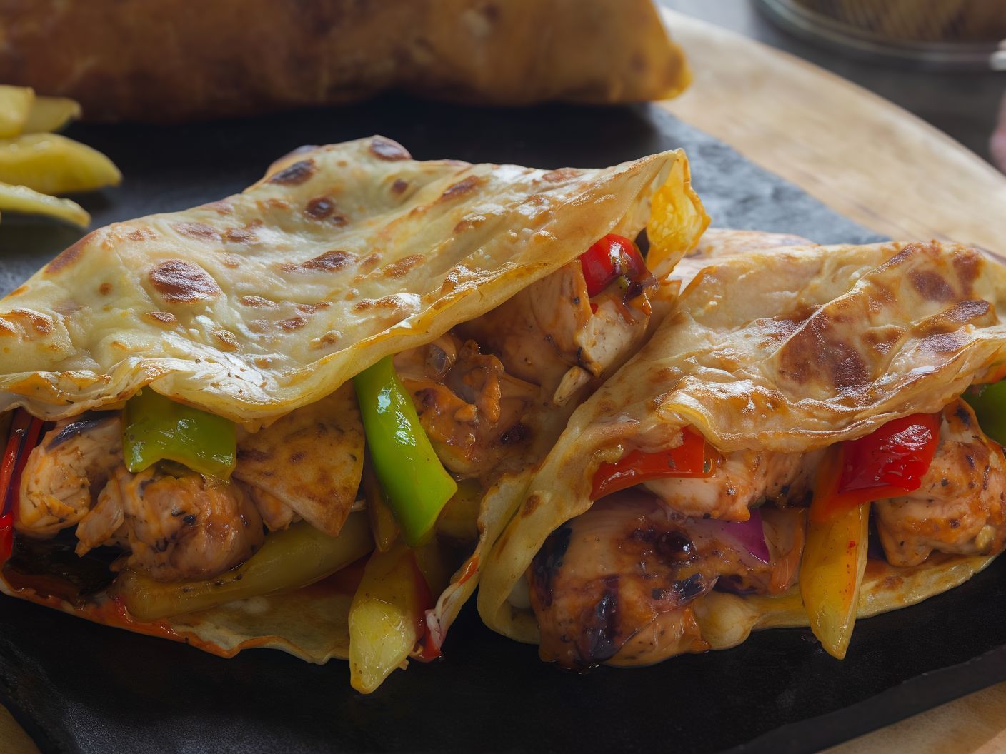 Chicken Shawerma Crepe