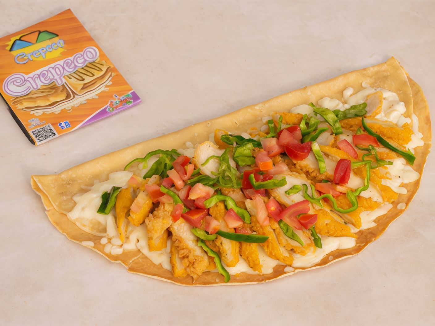 Chicken Veggie Crepe