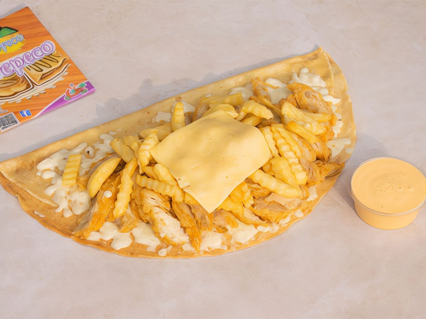 3d Chicken Crepe