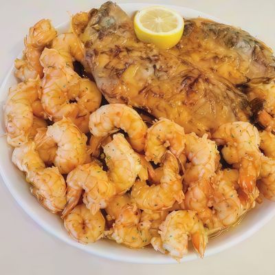 3/4 mix shrimp and fillet