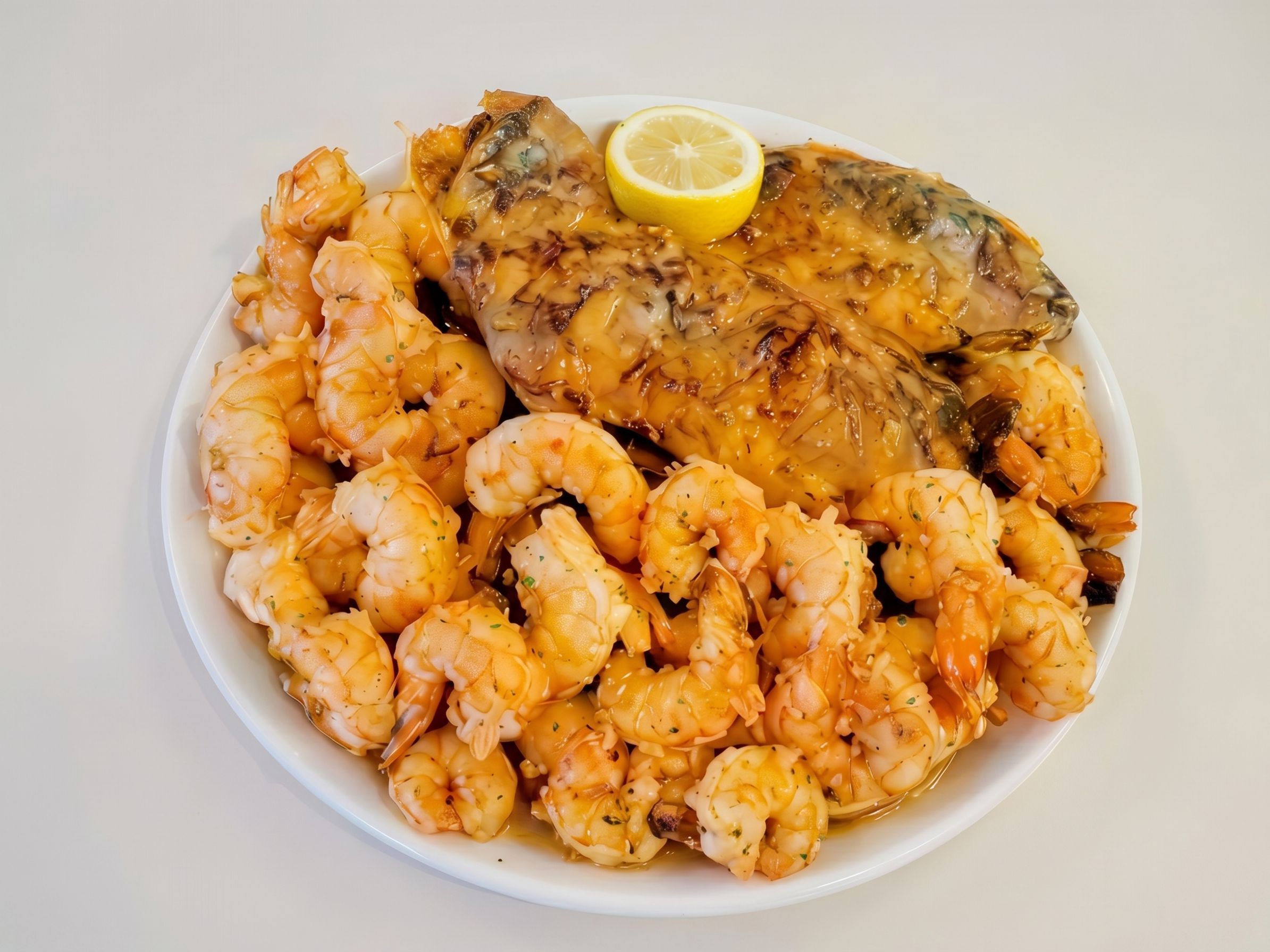 Mixed Fillet and Shrimp half