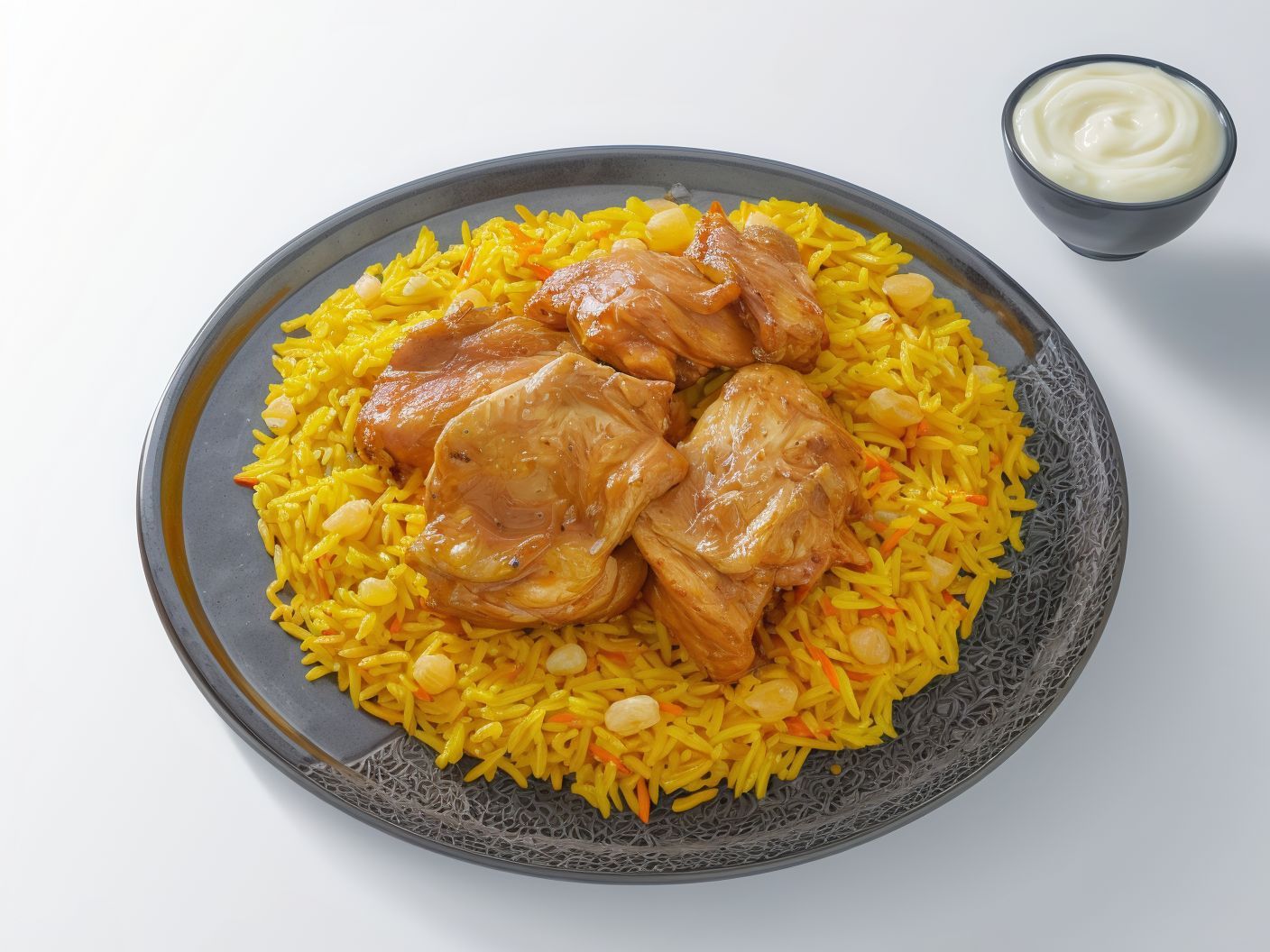 1/2 Smoked Thighs Kasta With Rice