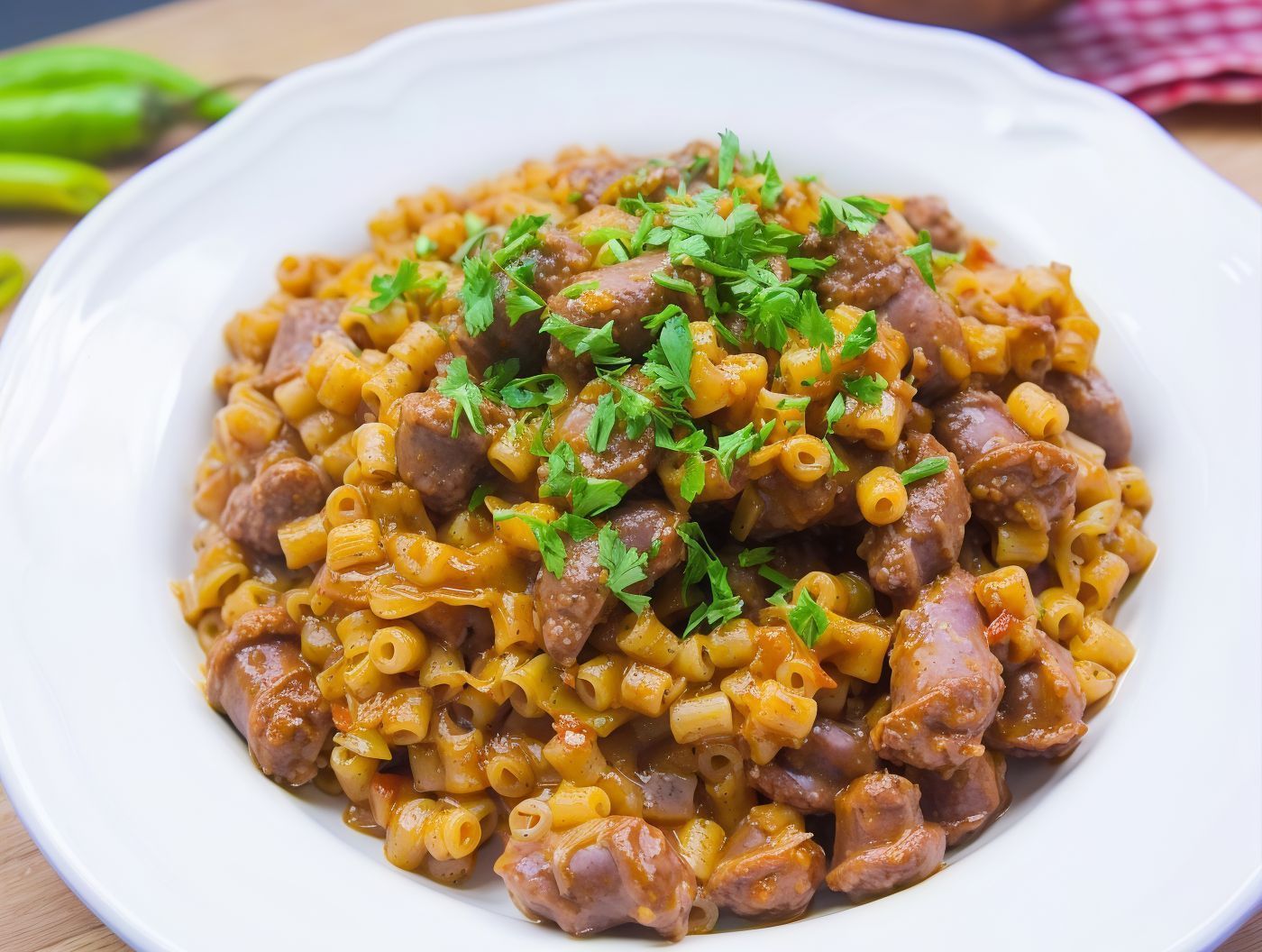 Pasta With Sausage And Tomato Sauce