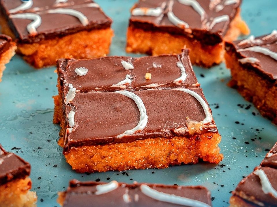 Basbousa nutella