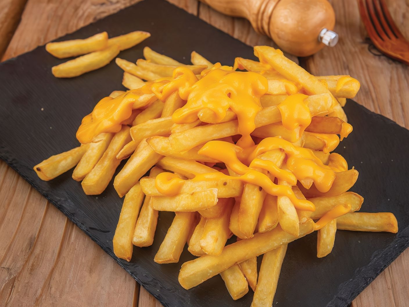 Cheddar french fries packet