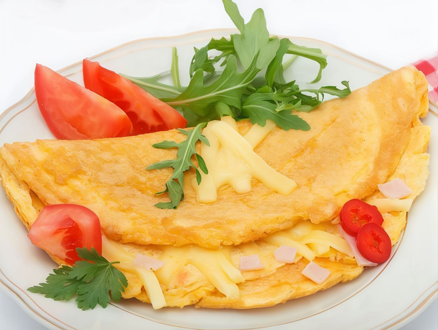Roumi Cheese Omelette Plate