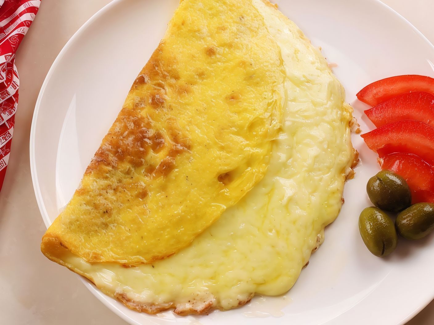 Mix Cheese Omelette Plate