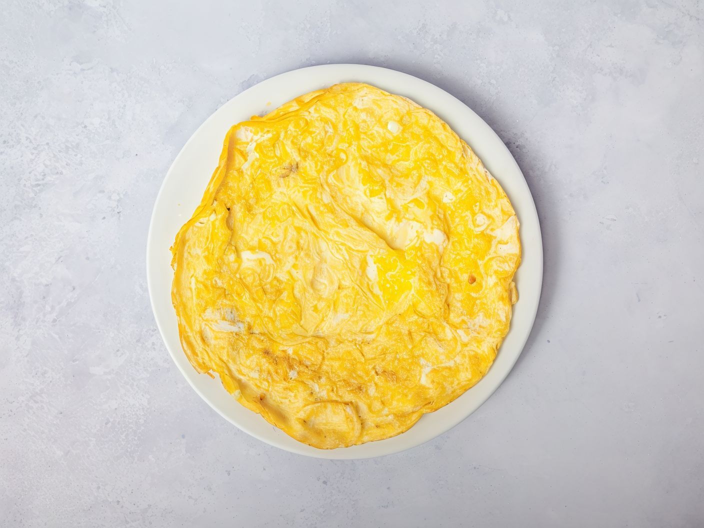 Plain Omelette Plate