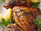 Charcoal-grilled Chicken Thighs