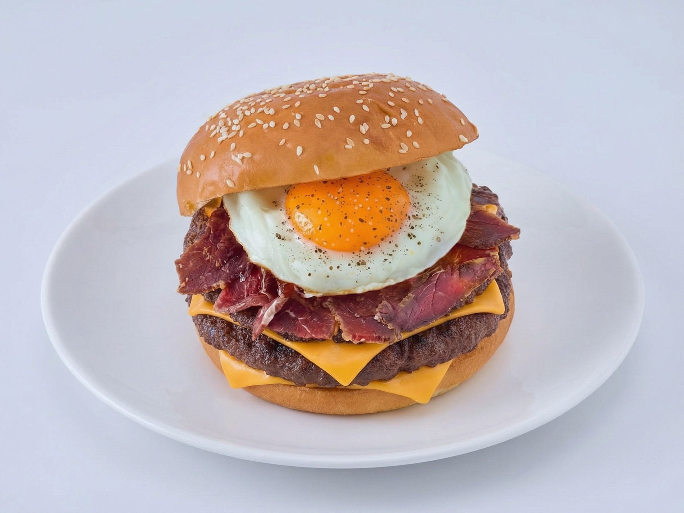 Burger pastrami Double