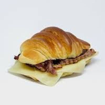 Beef Bacon W Jack Cheese Croissant