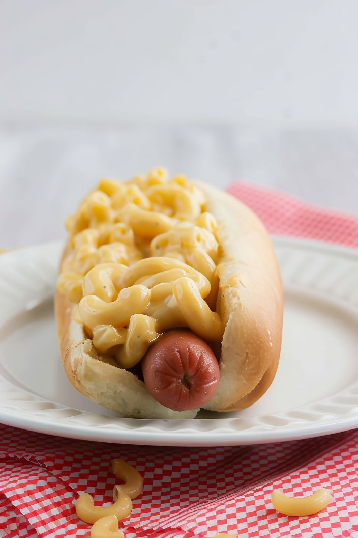 Mac and Cheese Hot Dog