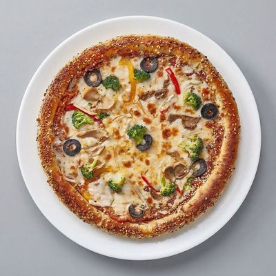 Vegetables pizza