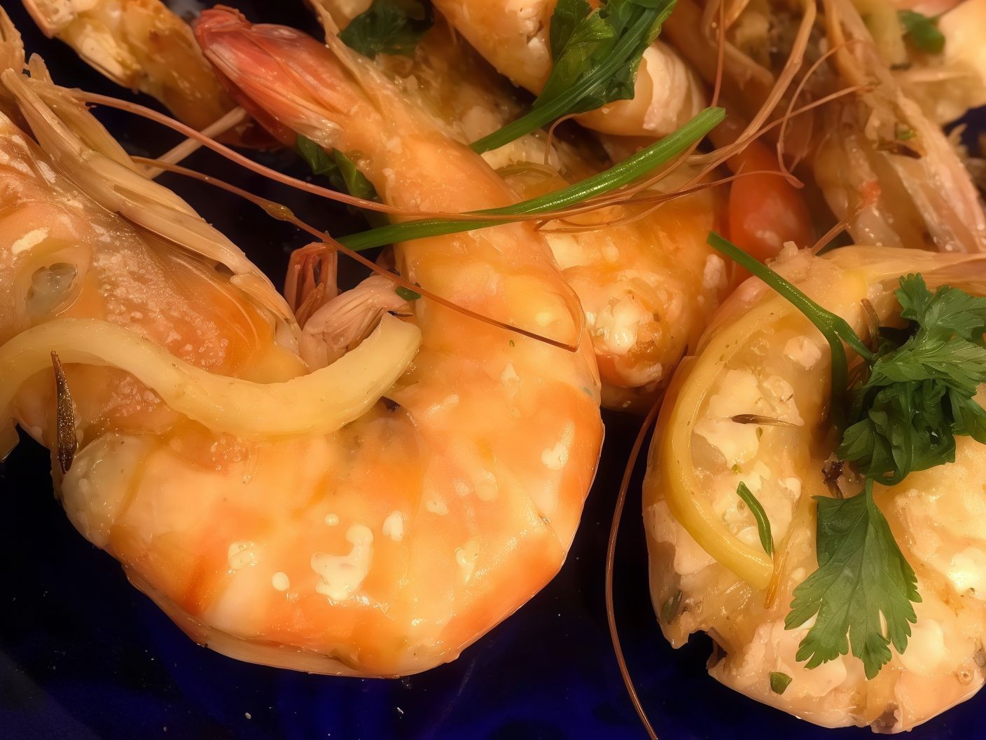 Large Suez grilled Alexandrian shrimp