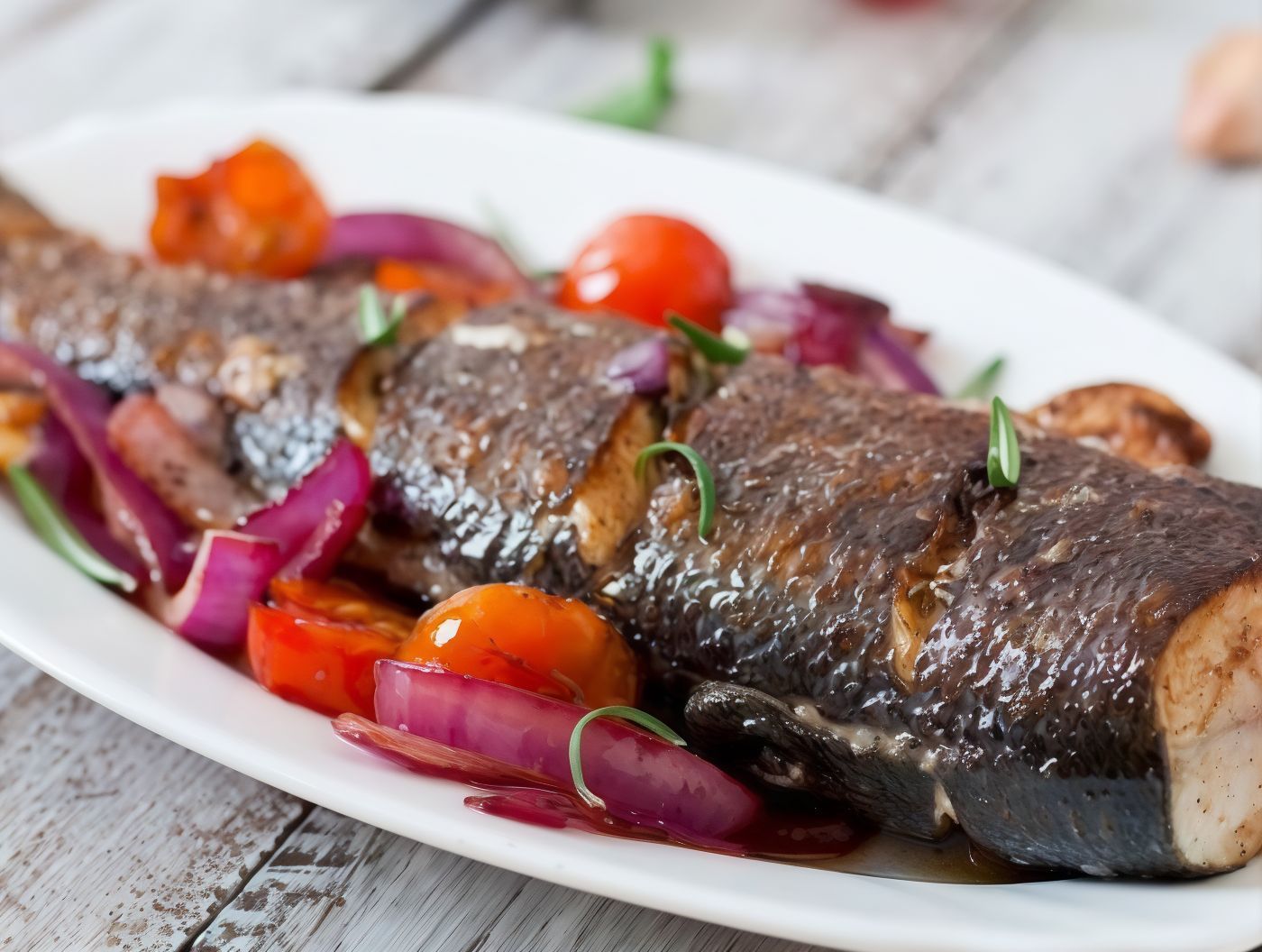 Grilled Sea Bass In The Oven