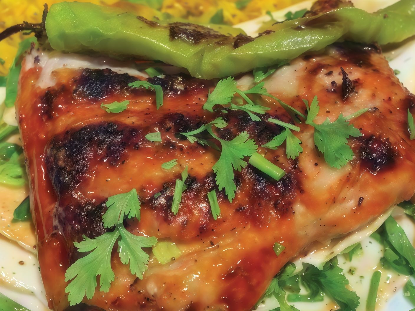 quarter grilled chicken