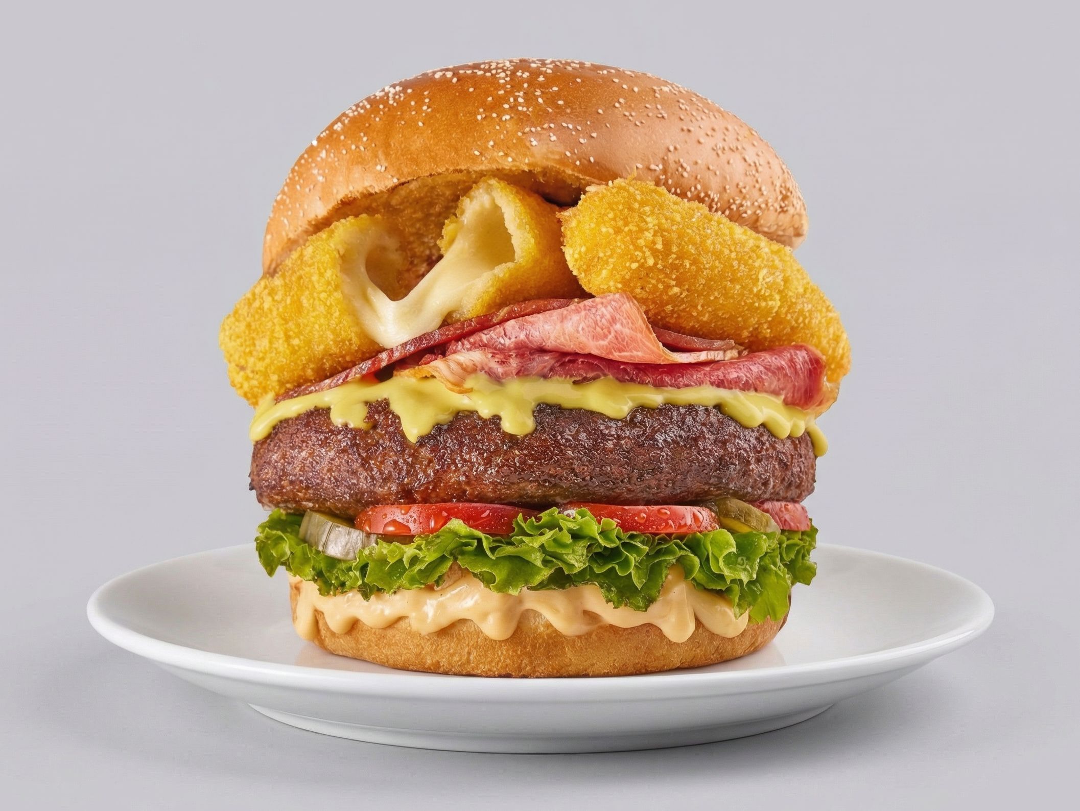 Mozzarella Beef Burger