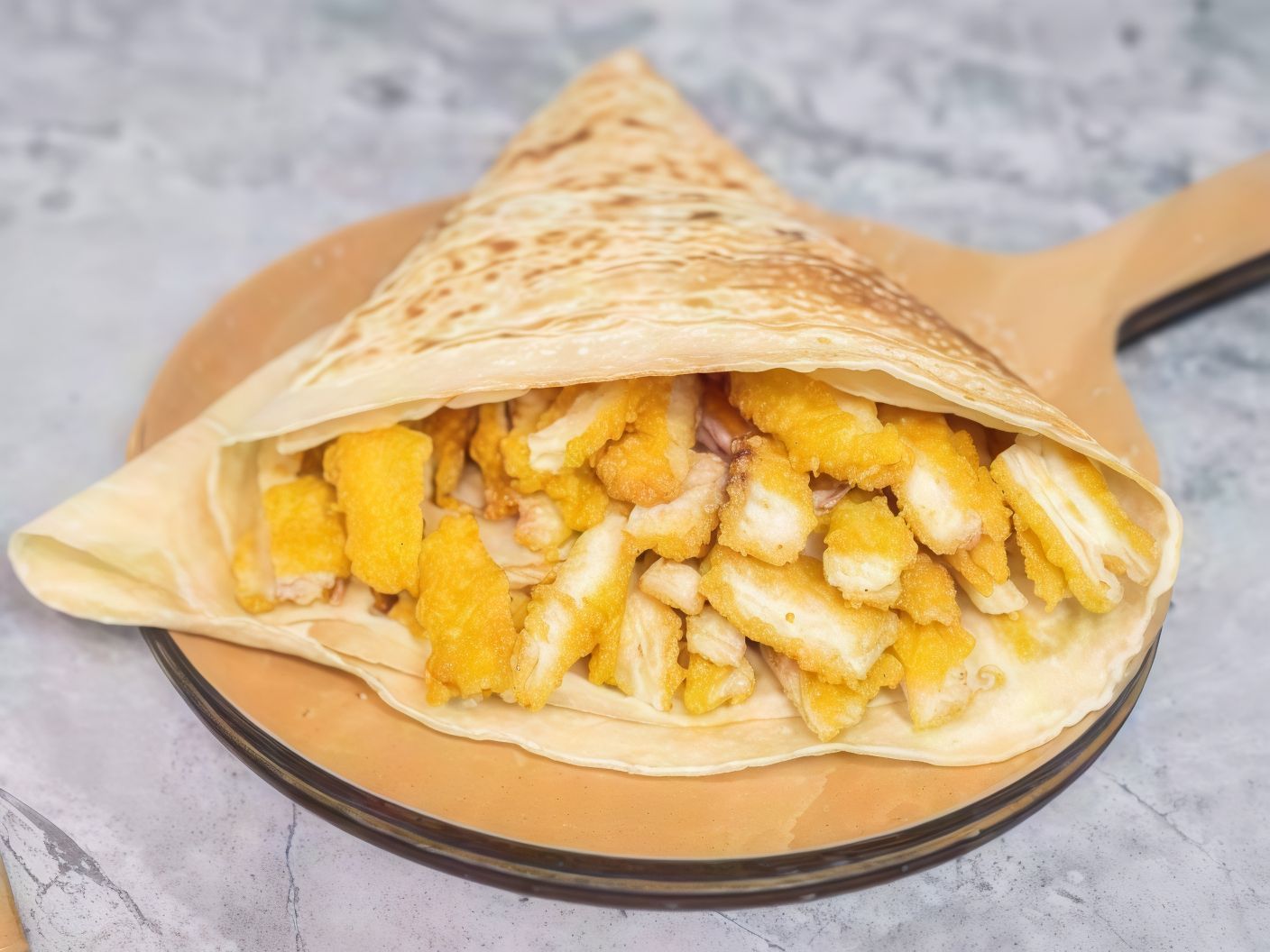 Crispy crepe