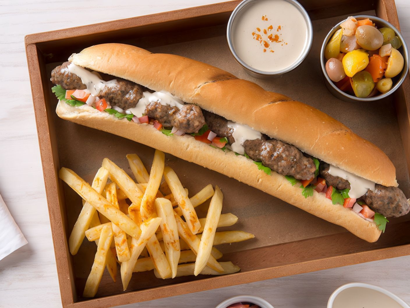 Grilled Kofta Sandwich