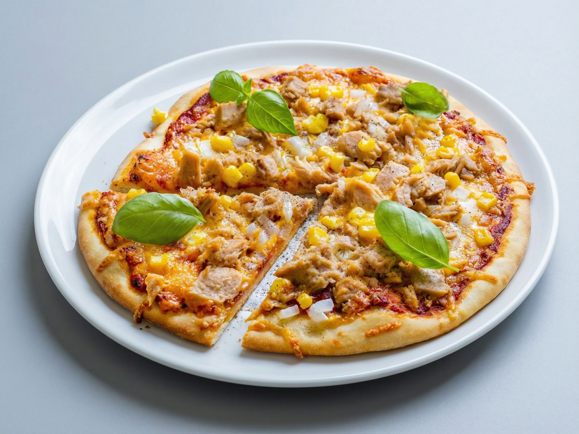Oriental Tuna Pizza