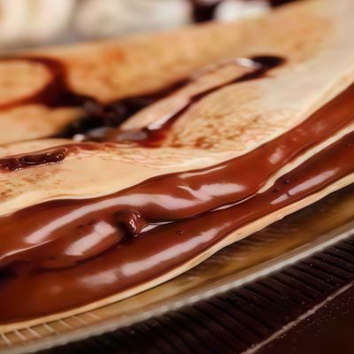 Chocolate crepe