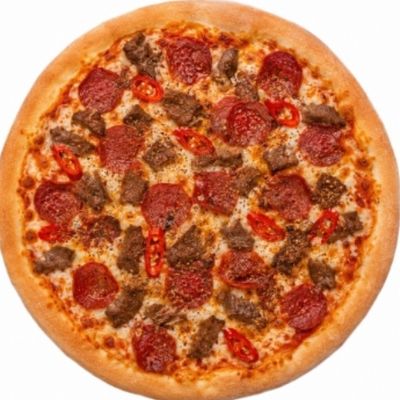 Spicy Meat Paprika Pizza