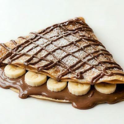 Chocolate and Banana Crepe