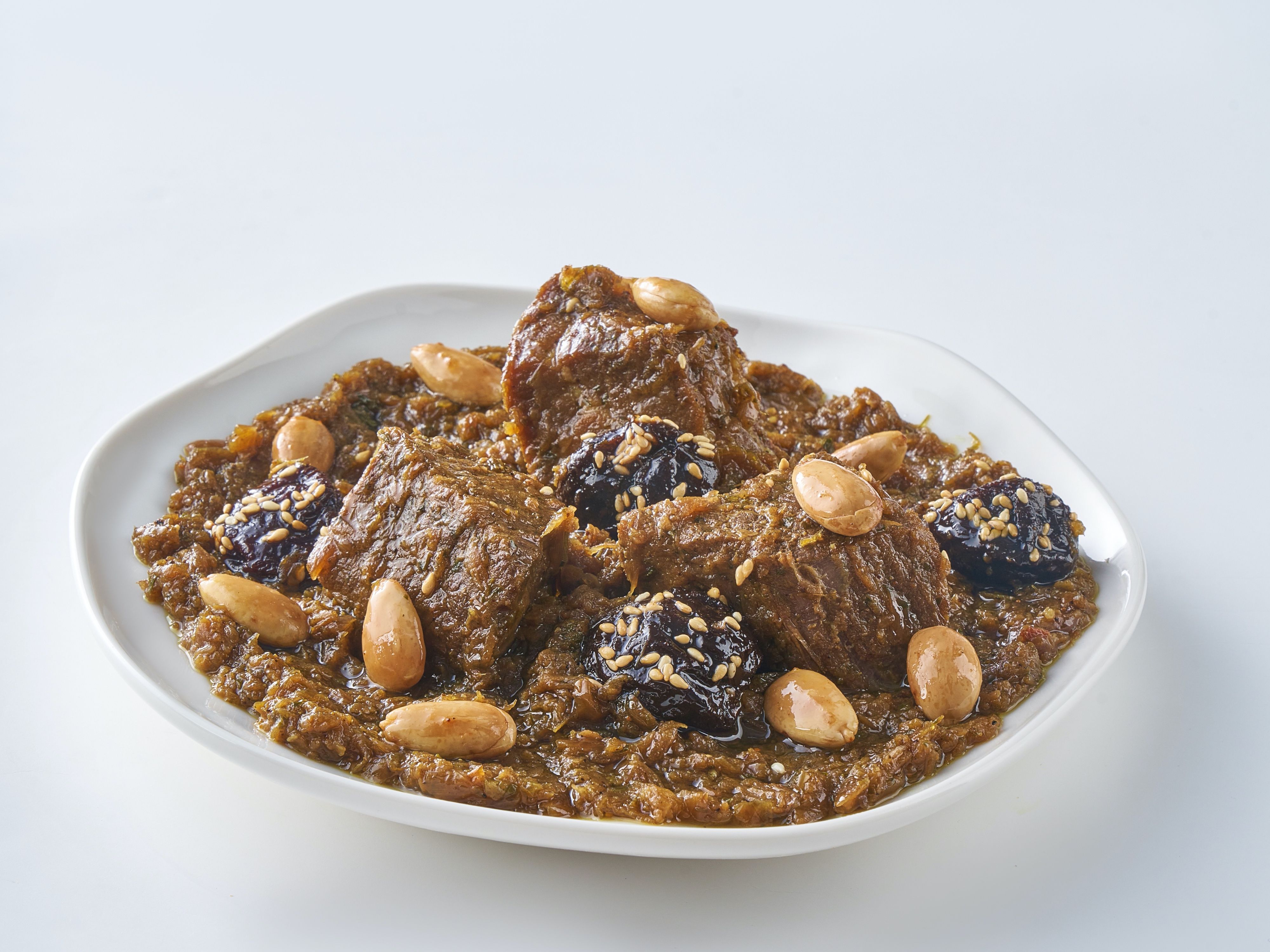 Beef Tajine with prunes & almonds