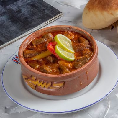 Okra With Meat Casserole