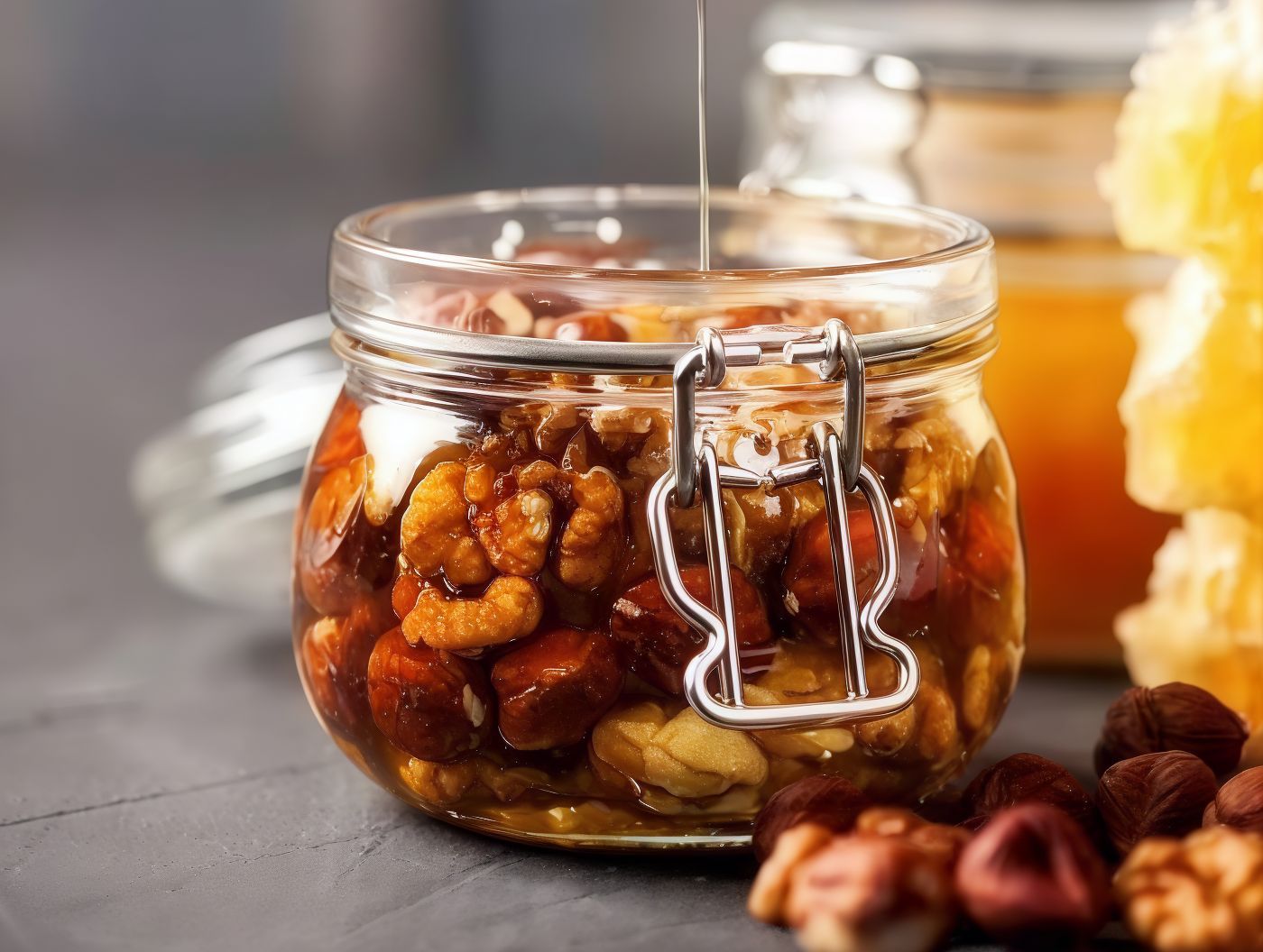Egyptian Mountain Honey With Nuts. 250 G