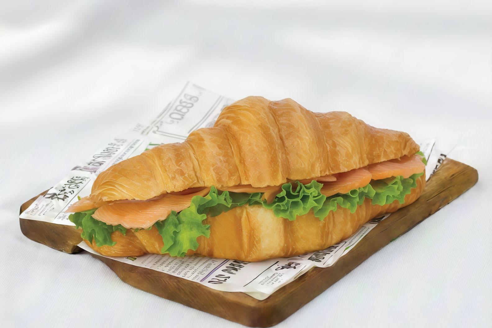 Croissant Sandwich Salmon
